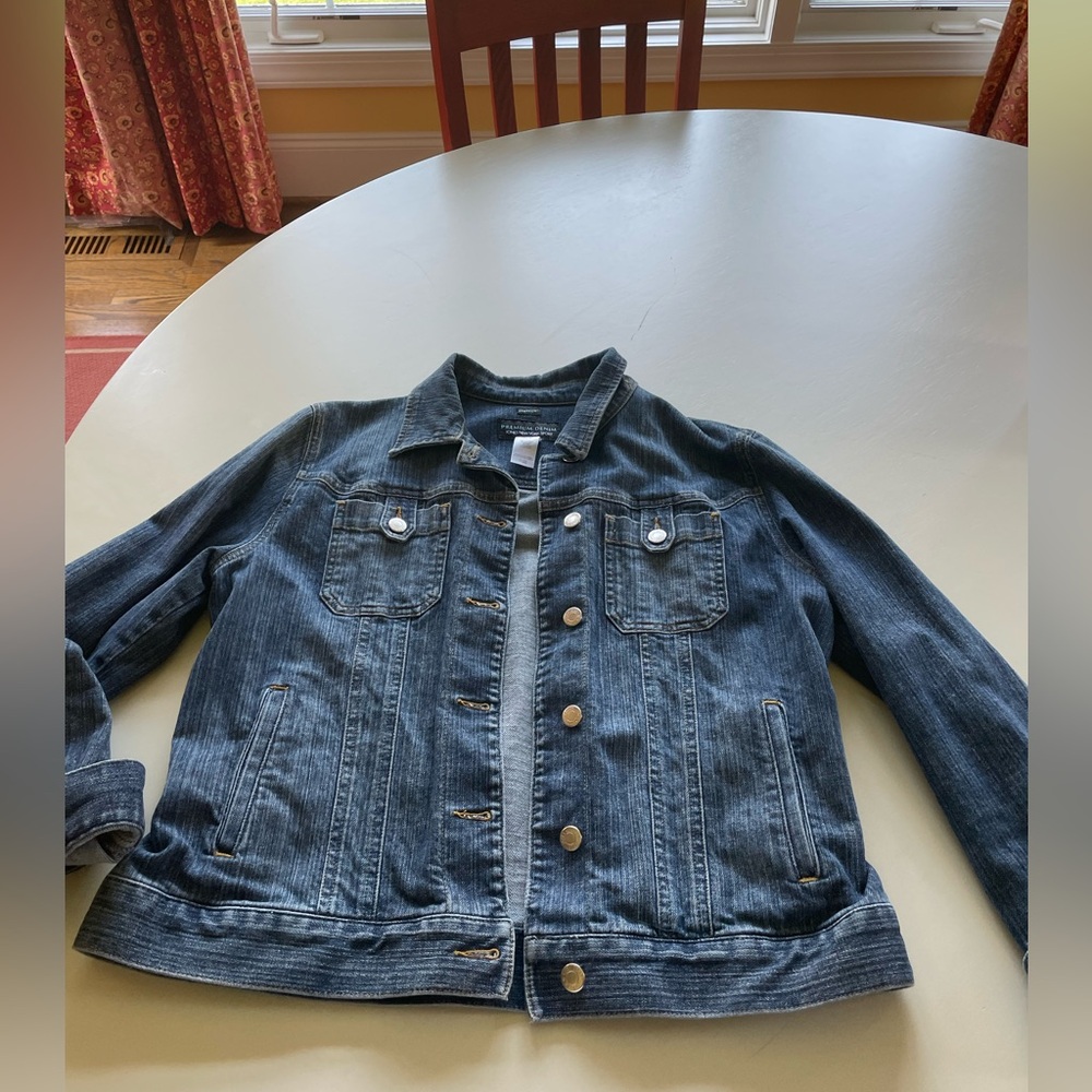 Jones New York Premium Denim Jacket - Large - Picture 3 of 6